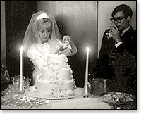Leanna Gaskins at Wedding Reception, 1966